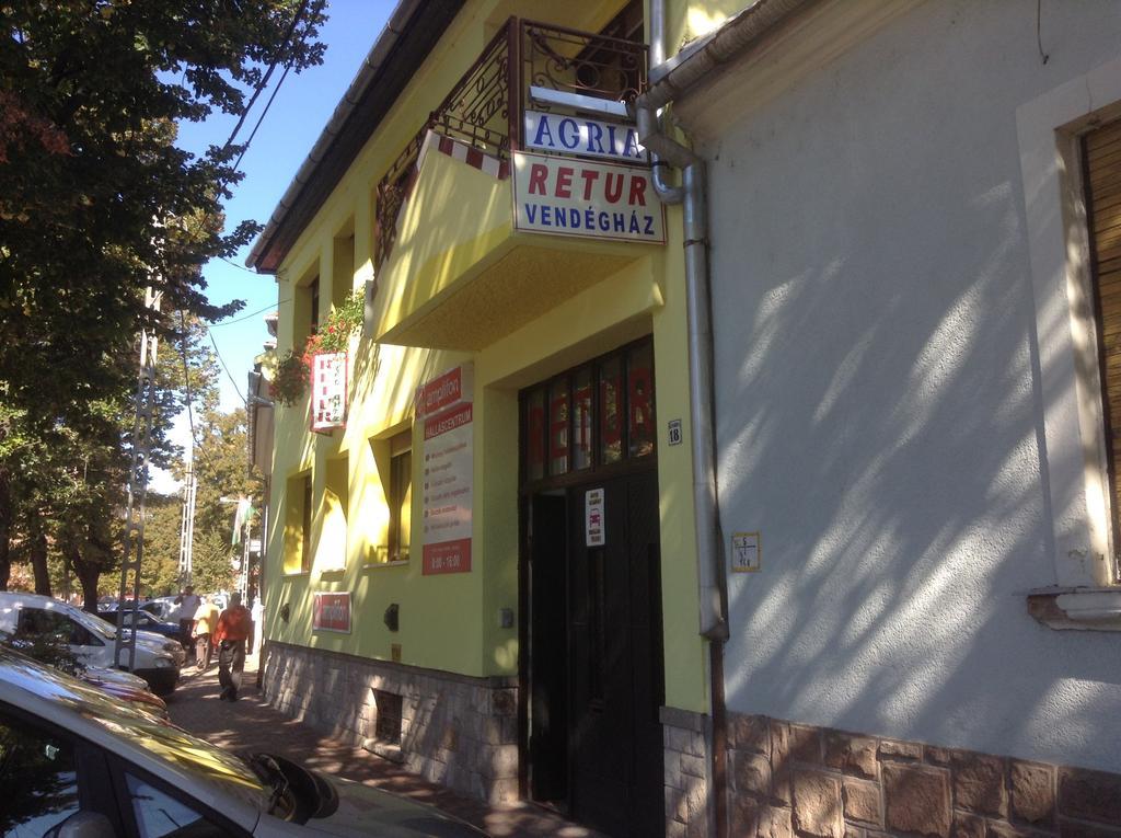 Agria Retur Vendeghaz Hotel Eger Exterior photo